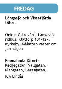Tömning fredag